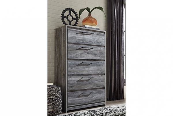 Picture of Baystorm - Gray 5-Drawer Chest