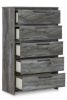 Picture of Baystorm - Gray 5-Drawer Chest