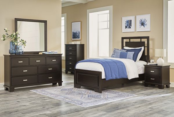 Picture of Covetown - Brown Twin Bed