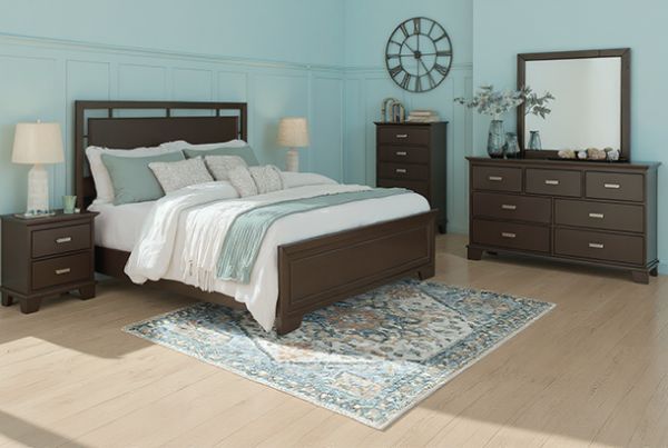 Picture of Covetown - Brown Queen Bed