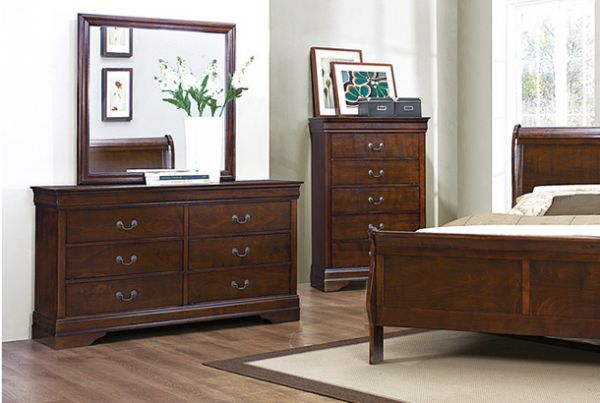 Picture of Mayville - Cherry Dresser & Mirror
