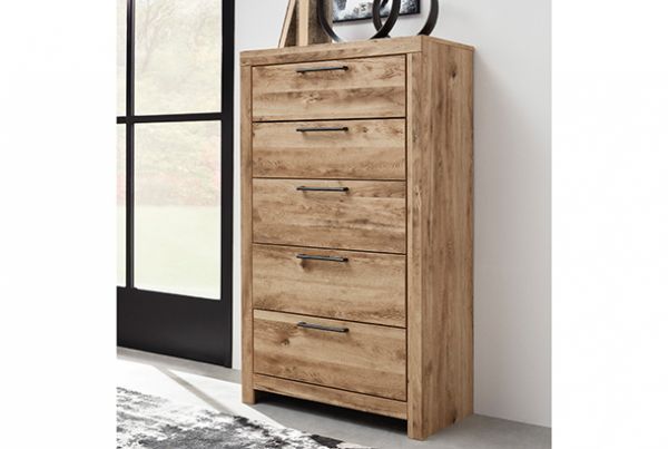 Picture of Hyanna - Tan 5-Drawer Chest