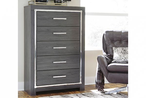 Picture of Lodanna - Gray 5-Drawer Chest