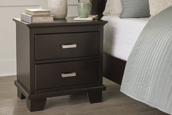 Picture of Covetown - Brown 2-Drawer Nightstand