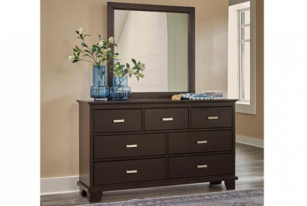 Picture of Covetown - Brown 7-Drawer Dresser & Mirror