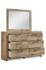 Picture of Hyanna - Tan Dresser & Mirror