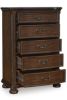 Picture of Lavinton - Cherry Brown 5-Drawer Chest