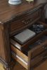 Picture of Lavinton - Cherry Brown 3-Drawer Nightstand