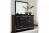 Picture of Kaydell - Black Dresser & Mirror
