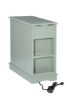 Picture of Barron - Sage Green Accent Table with USB