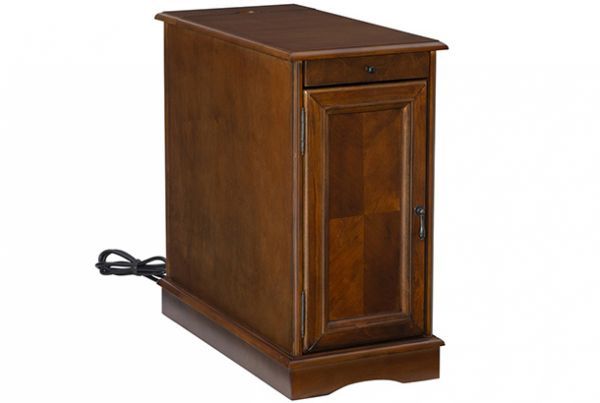 Picture of Barron - Hazelnut Accent Table with USB