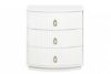 Picture of Cierra - White 3-Drawer Nightstand