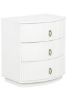 Picture of Cierra - White 3-Drawer Nightstand