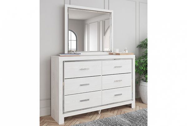 Picture of Altyra - White Dresser & Mirror