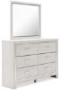 Picture of Altyra - White Dresser & Mirror