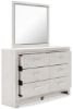 Picture of Altyra - White Dresser & Mirror