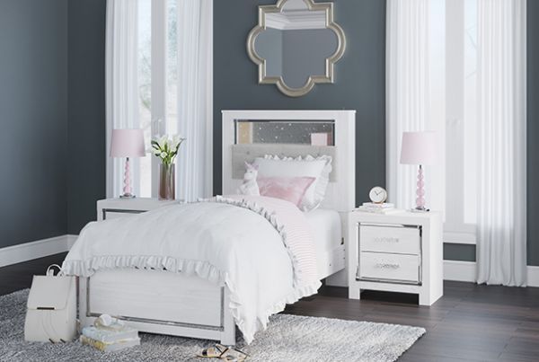 Picture of Altyra - White Twin Bed