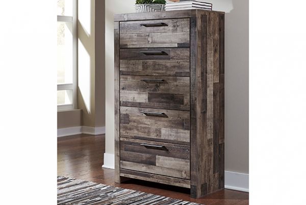 Picture of Derekson - Mulit Gray 5-Drawer Chest