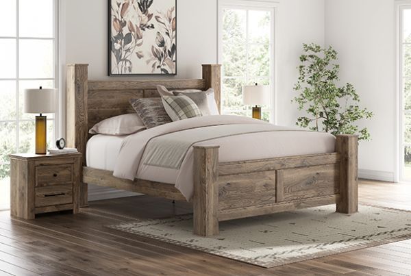 Picture of Rusticott - Brown King Bed