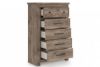 Picture of Rusticott - Brown 5 Drawer Chest