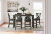 Picture of Caitbrook - Gray 7PC Counter Height Dining Set