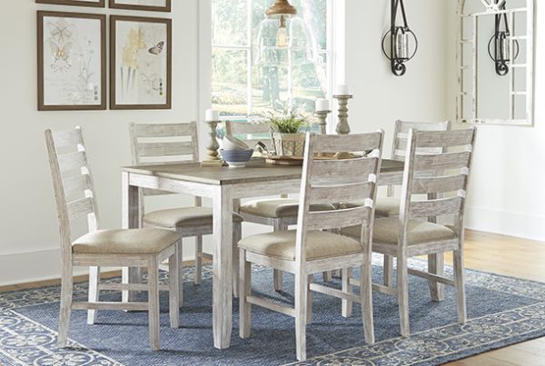 Picture of Skempton - White 6PC Dining Set