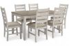 Picture of Skempton - White 6PC Dining Set