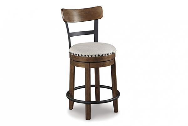 Picture of Valebeck - Brown 24" Swivel Barstool