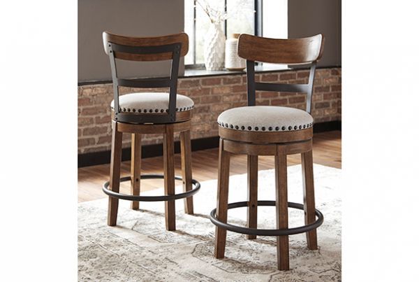 Picture of Valebeck - Brown Swivel Stool