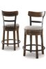 Picture of Valebeck - Brown Swivel Stool