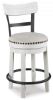 Picture of Valebeck - White Swivel Stool