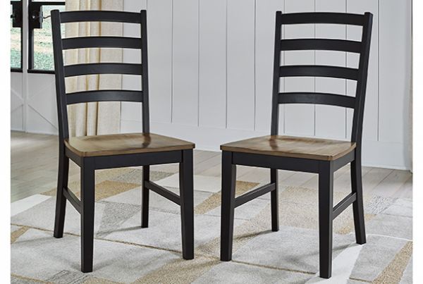 Picture of Wildenauer - Brown/Black Dining Chair