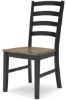 Picture of Wildenauer - Brown/Black Dining Chair