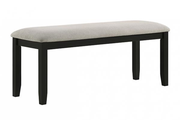 Picture of Folio - Cream/Black Dining Bench