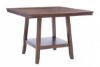 Picture of Seneca - Brown Counter Height Dining Table with Lazy Susan