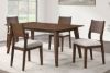 Picture of Canton - 5PC Brown Cherry Dining Set