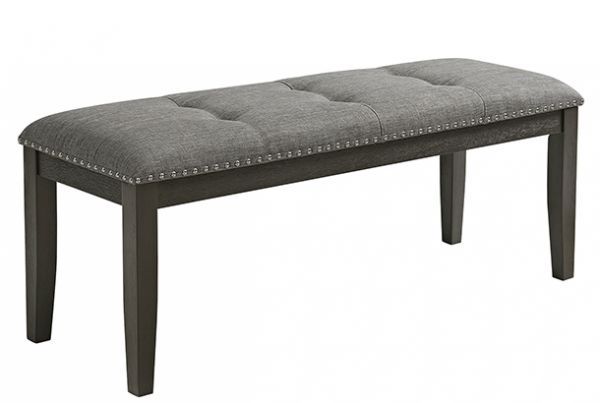 Picture of Everdeen - Gray/Charcoal Dining Bench