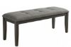 Picture of Everdeen - Gray/Charcoal Dining Bench
