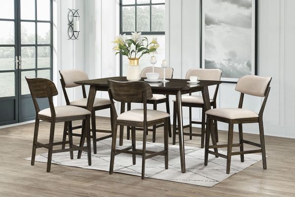 Picture of Rex - Walnut 7PC Counter Height Dining Set