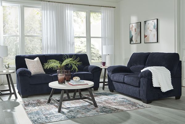 Picture of SimpleJoy - Navy Sofa