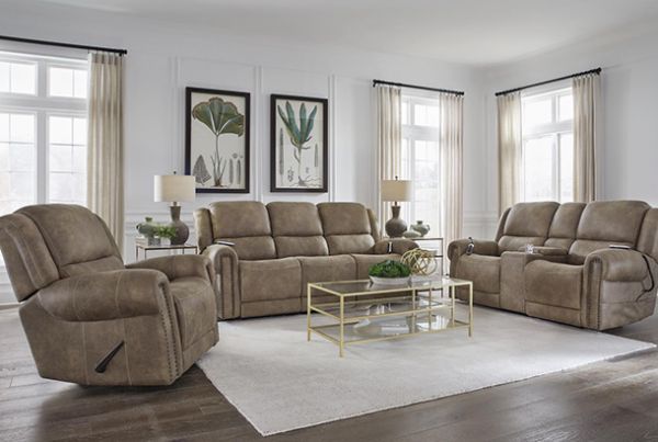 Picture of Burr Ridge - Hazelnut Reclining Loveseat