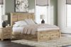 Picture of Makidern - Tan Queen Storage Bed