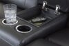 Picture of Glossmore - Black Reclining Loveseat with Console