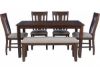 Picture of Landry - Brown 6PC Dining Set