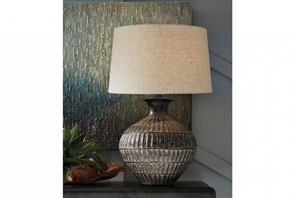 Picture of Magan - Antique Bronze Metal Table Lamp