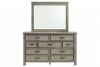 Picture of Sullivan - Gray 9-Drawer Dresser & Mirror