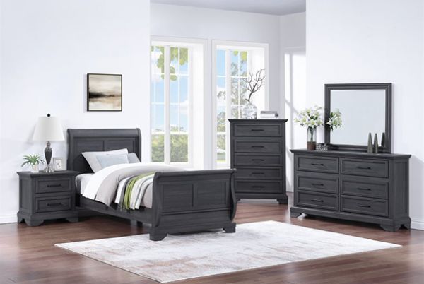 Picture of Colville - Charcoal Twin Bed