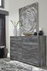 Picture of Baystorm - Gray Dresser & Mirror