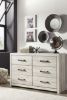 Picture of Cambeck - White Dresser & Mirror