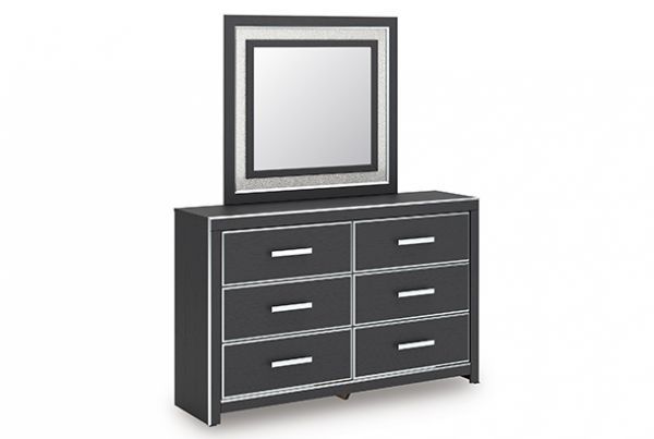 Picture of Zuraleus - Black Dresser & Mirror